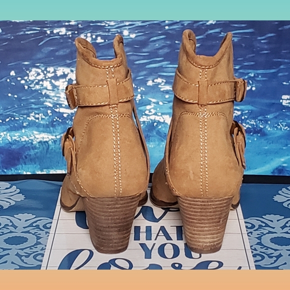 Suede Western Booties - Picture 4 of 4